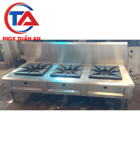 BẾP GAZ 3 BẾP INOX