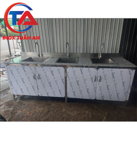 BỒN RỬA TAY INOX 3 NGĂN