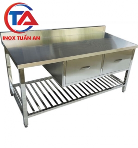 BÀN INOX CÓ HỘC