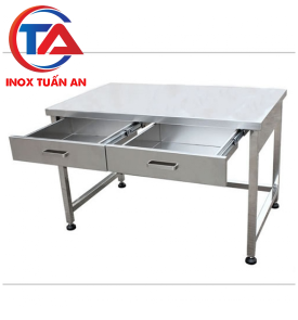 BÀN INOX CÓ NGĂN KÉO