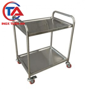 XE ĐẨY THỨC ĂN 2 TẦNG